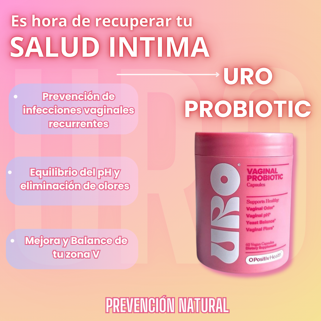 URO PROBIÓTICOS™-Protege tu zona V de malos olores e infecciones-ENVÍO GRATIS